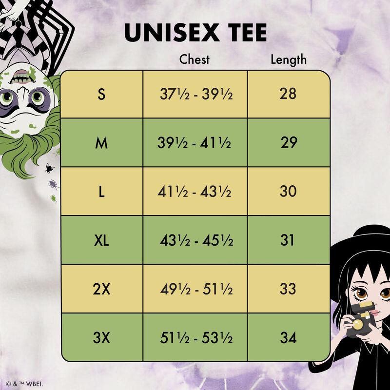 Loungefly Beetlejuice & Lydia Deetz Reversible Tie-Dye Unisex Tee