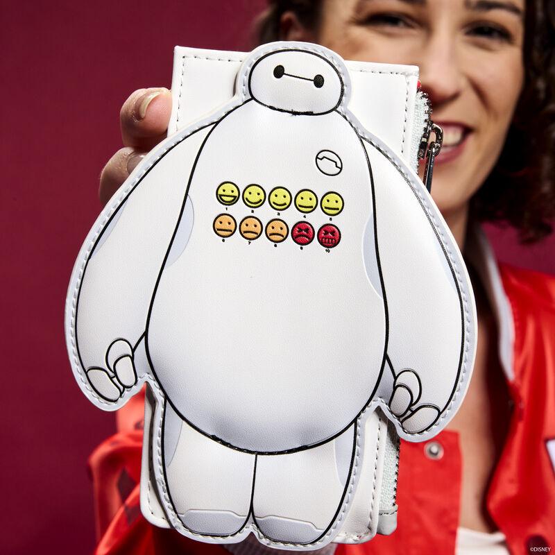 loungefly Big Hero 6 10th Anniversary Baymax Pain Scale Large Card Holder