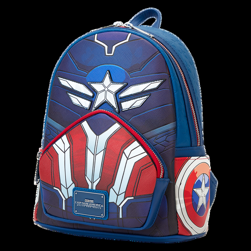 Loungefly Captain America: Brave New World Cosplay Mini Backpack