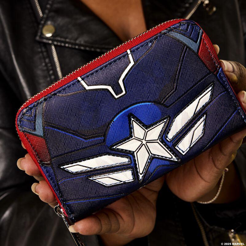 loungefly Captain America: Brave New World Cosplay Zip Around Wallet