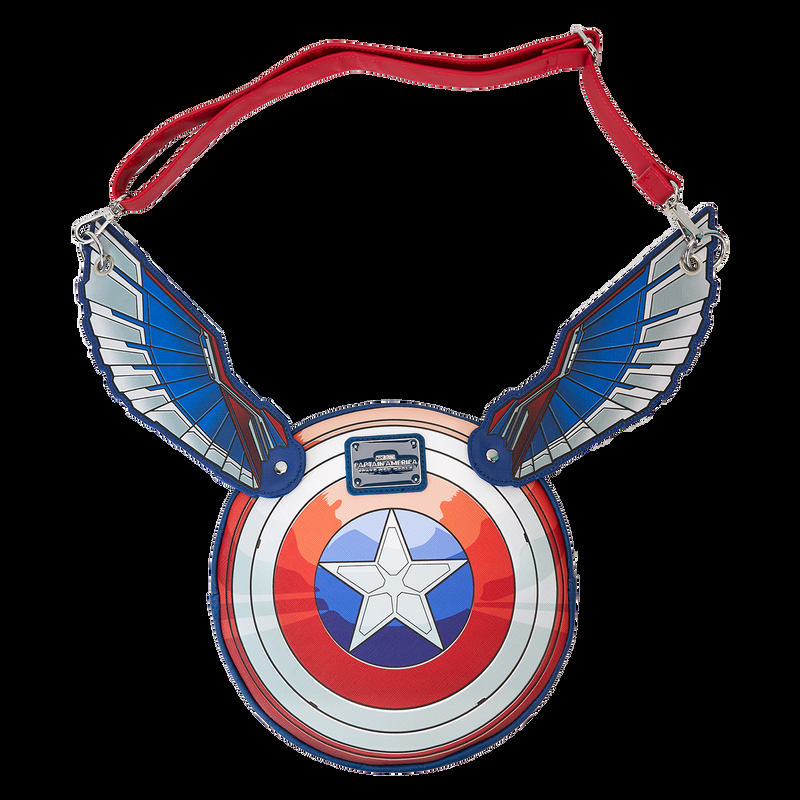 Loungefly Captain America: Brave New World Shield Crossbody Bag