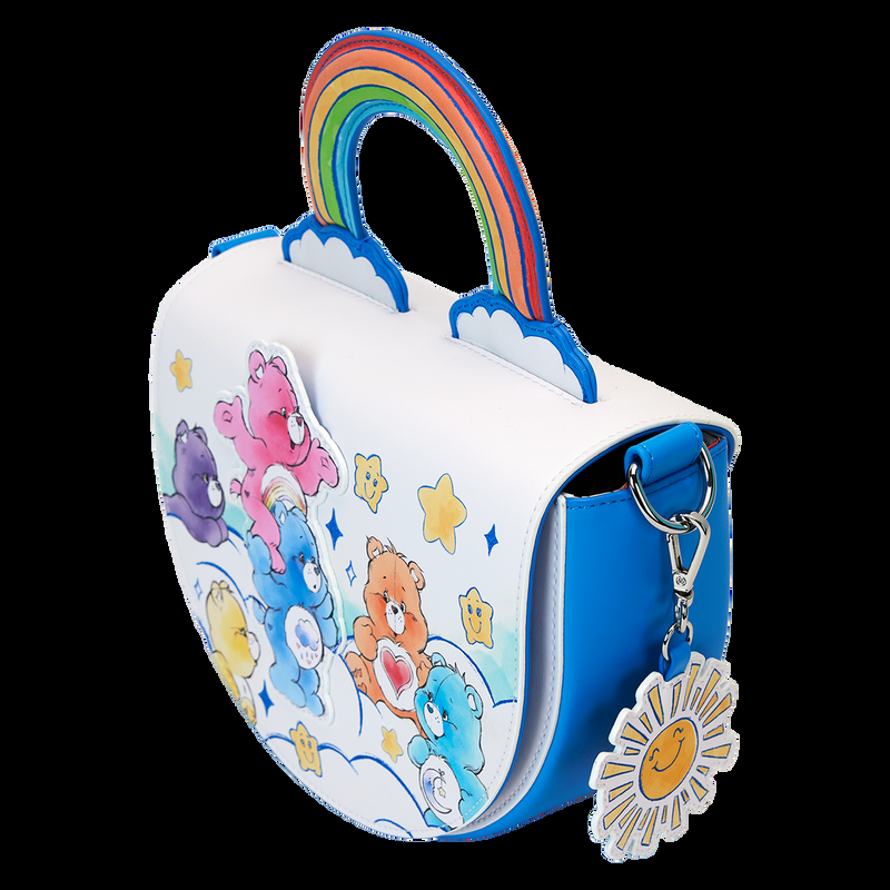Loungefly Care Bears Care-A-Lot Rainbow Handle Crossbody Bag
