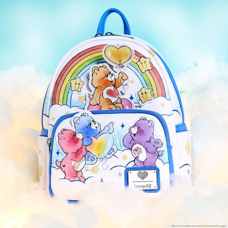 loungefly Care Bears Care-A-Lot Rainbow Mini Backpack