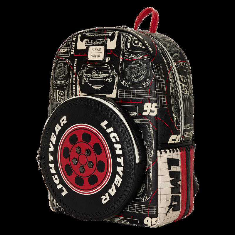 Loungefly Cars Lightning McQueen Full-Size Backpack