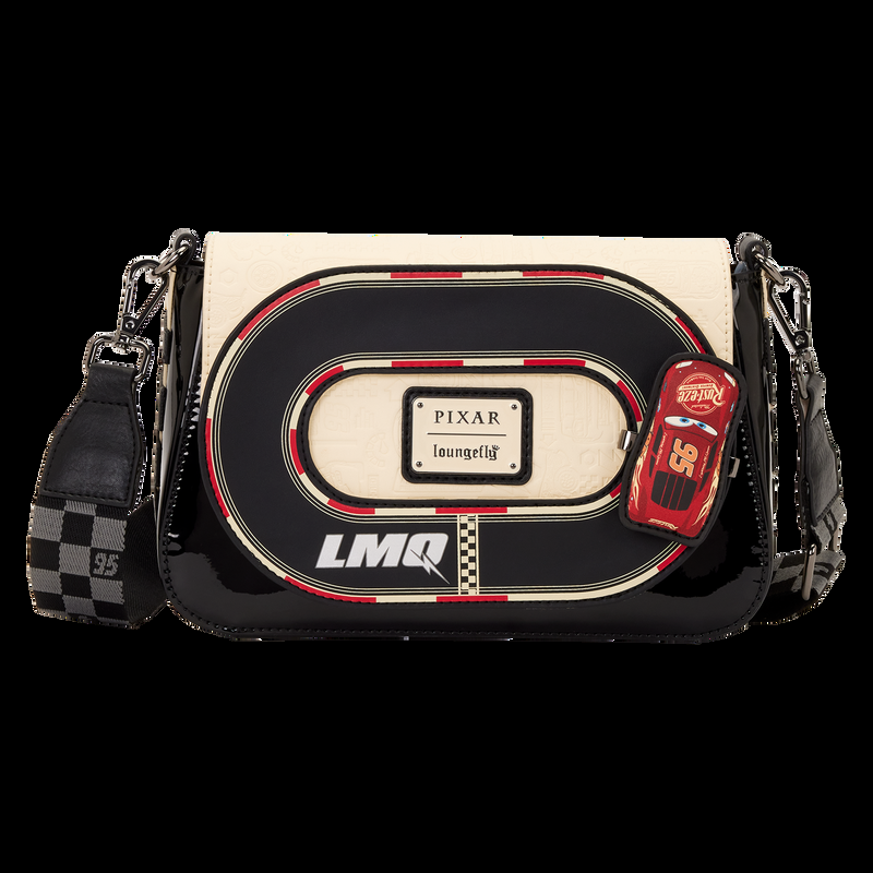 Loungefly Cars Lightning McQueen Racetrack Crossbody Bag