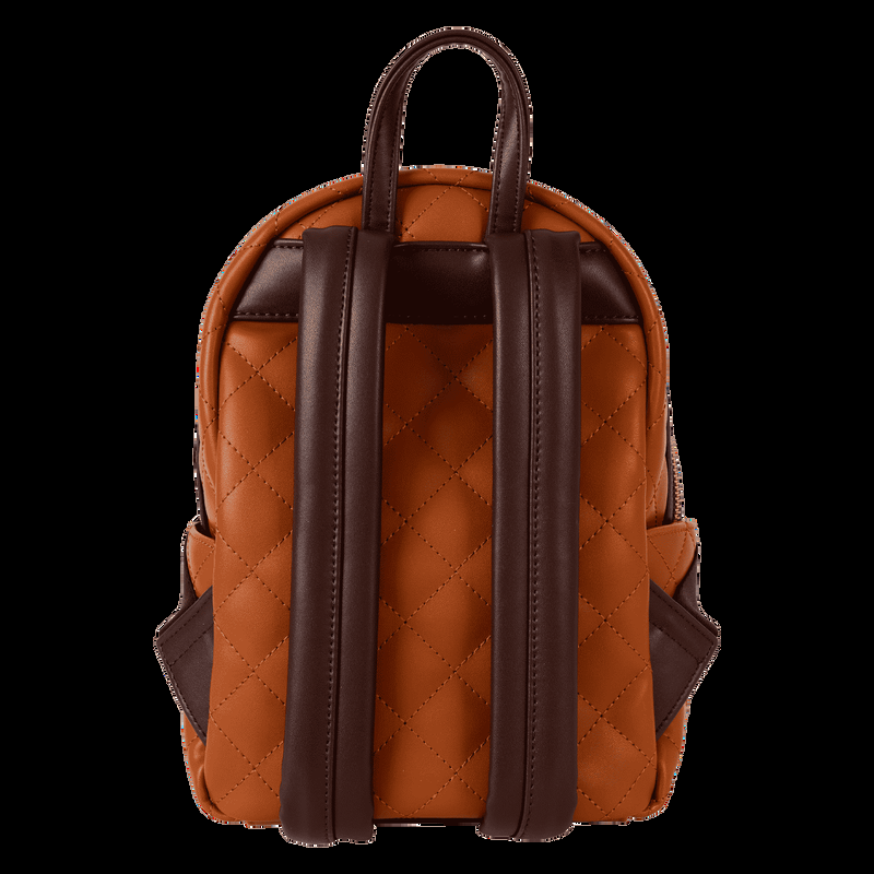 Loungefly Chip 'n' Dale Acorn Quilted Texture Mini Backpack