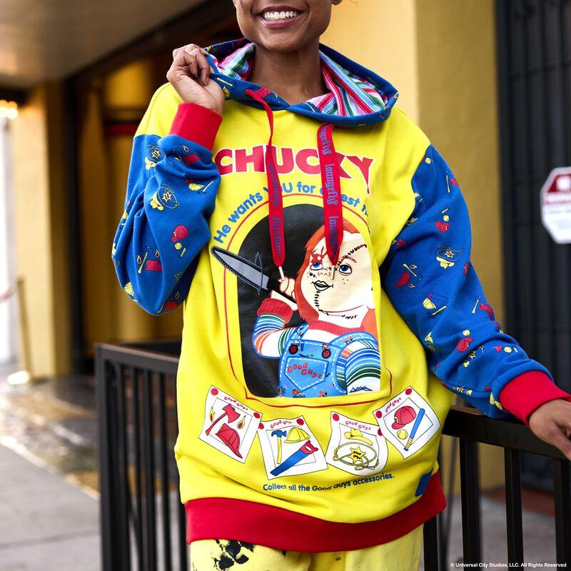 loungefly Chucky Good Guys Color Block Unisex Hoodie