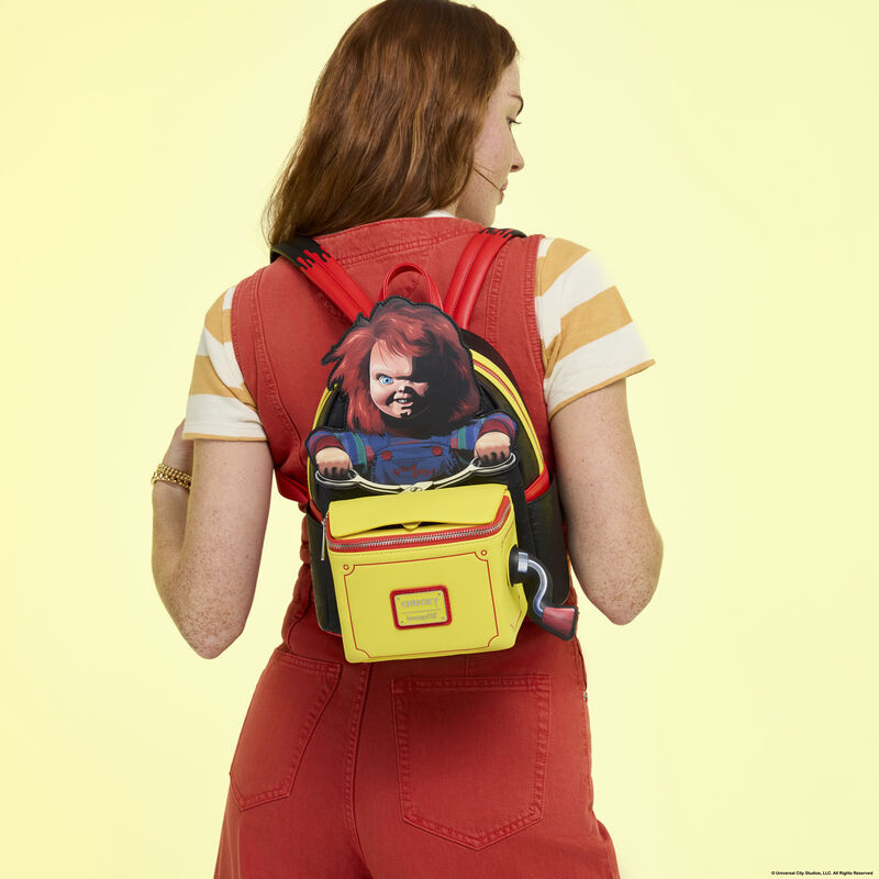 Loungefly Chucky Pop-Up Clown Cosplay Mini Backpack