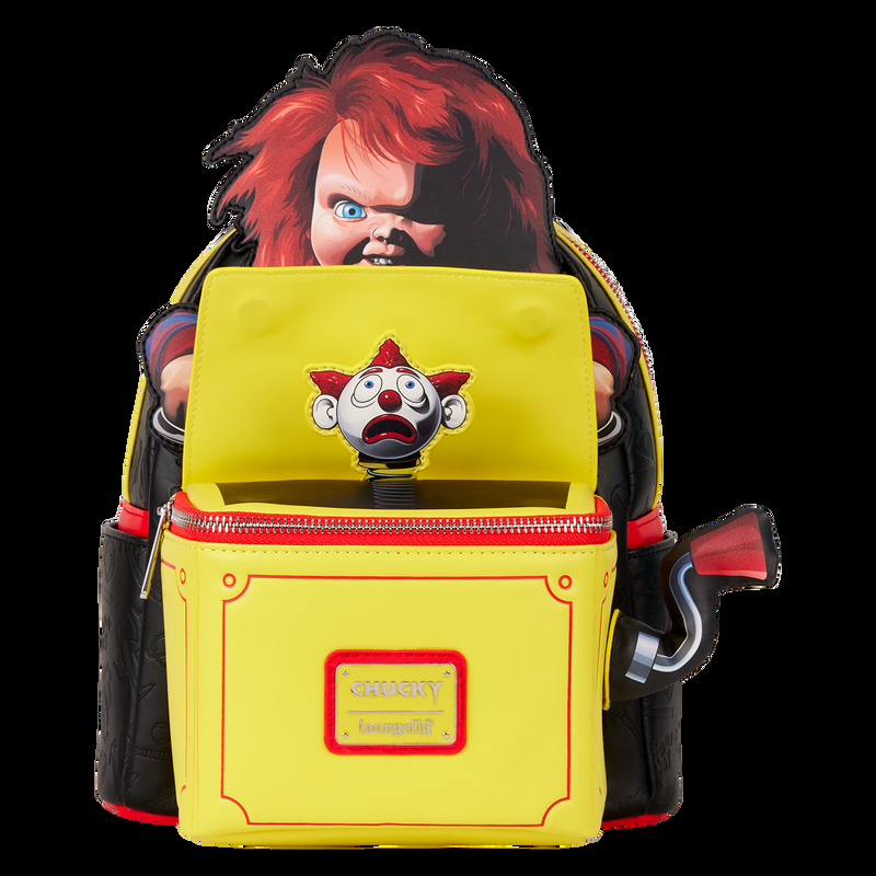 Loungefly Chucky Pop-Up Clown Cosplay Mini Backpack