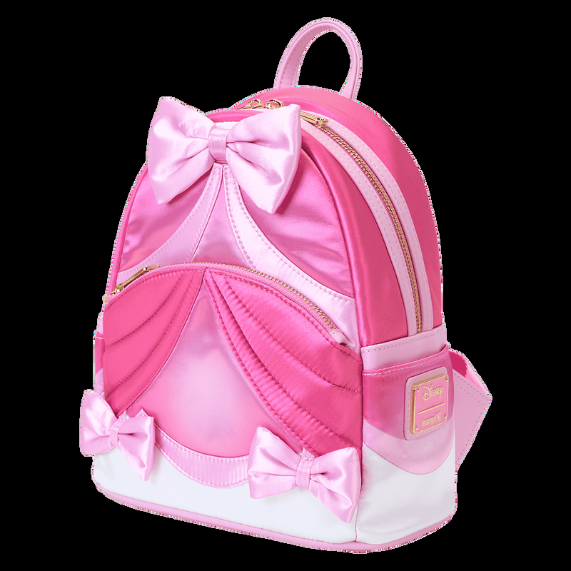 Loungefly Cinderella 75th Anniversary Pink Bow Gown Cosplay Mini Backpack