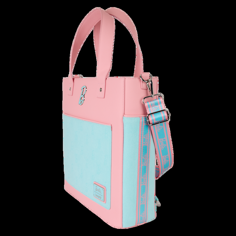 Loungefly Classic Barbie Terry Cloth Convertible Backpack & Tote Crossbody Bag