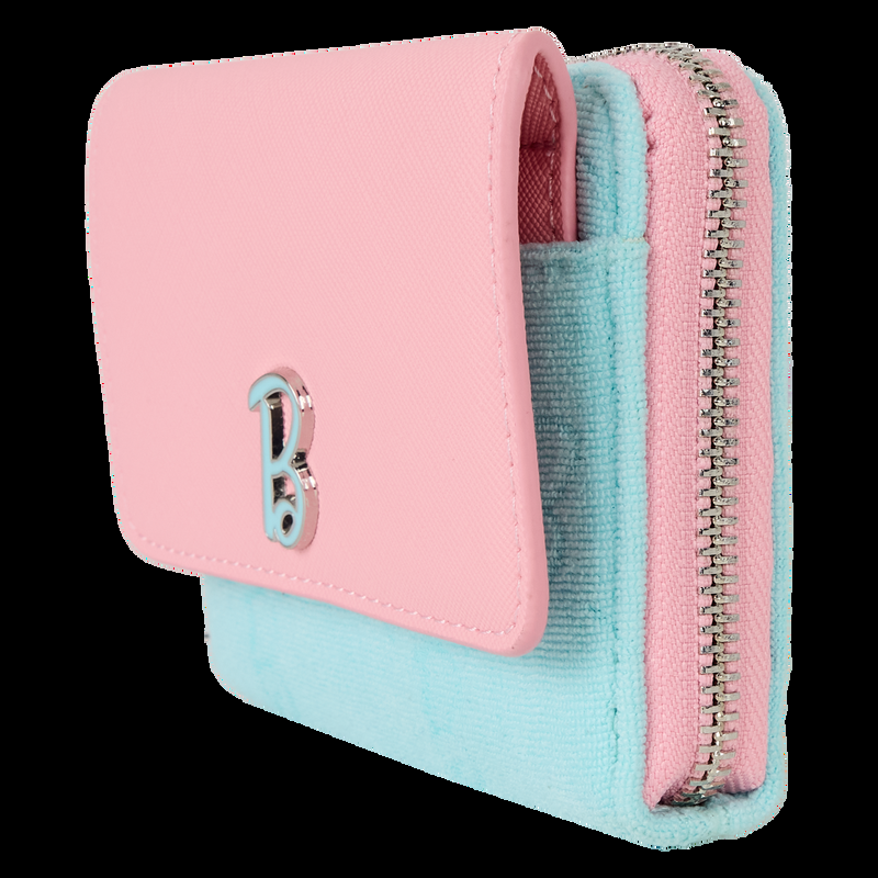 Loungefly Classic Barbie Terry Cloth Zip Around Wallet