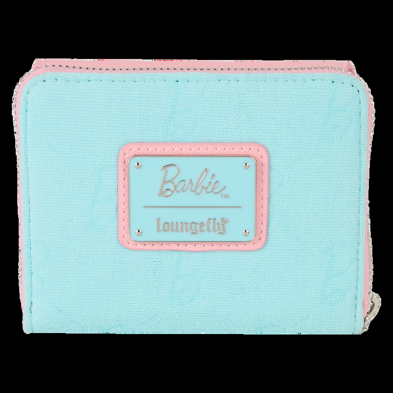 Loungefly Classic Barbie Terry Cloth Zip Around Wallet