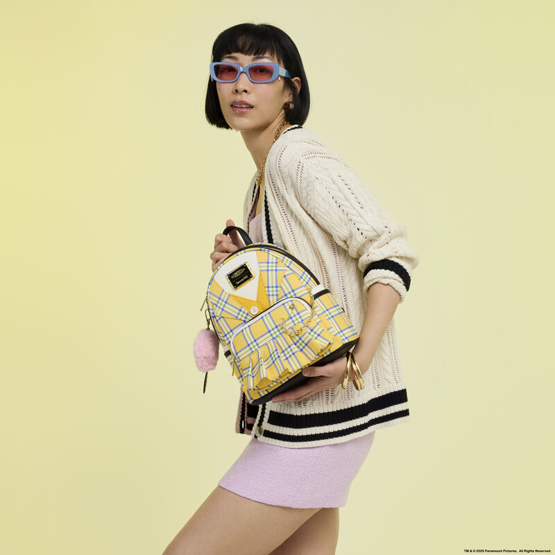 loungefly Clueless 30th Anniversary Cher Cosplay Mini Backpack