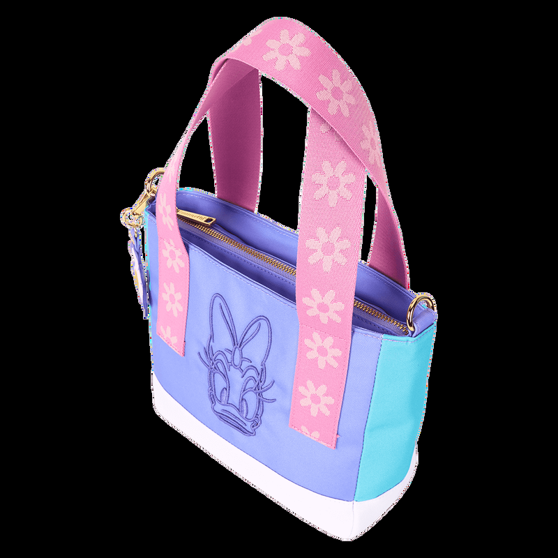 Loungefly Daisy Duck 85th Anniversary Mini Tote Crossbody Bag