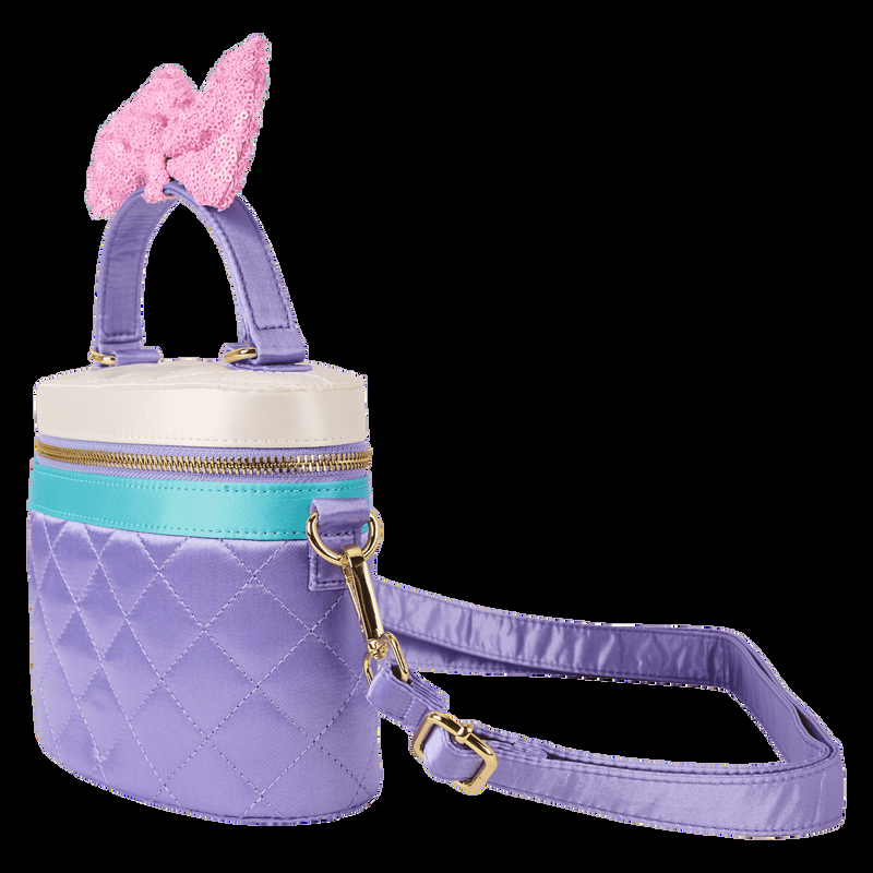 Loungefly Daisy Duck 85th Anniversary Sequin Quilted Crossbody Bag