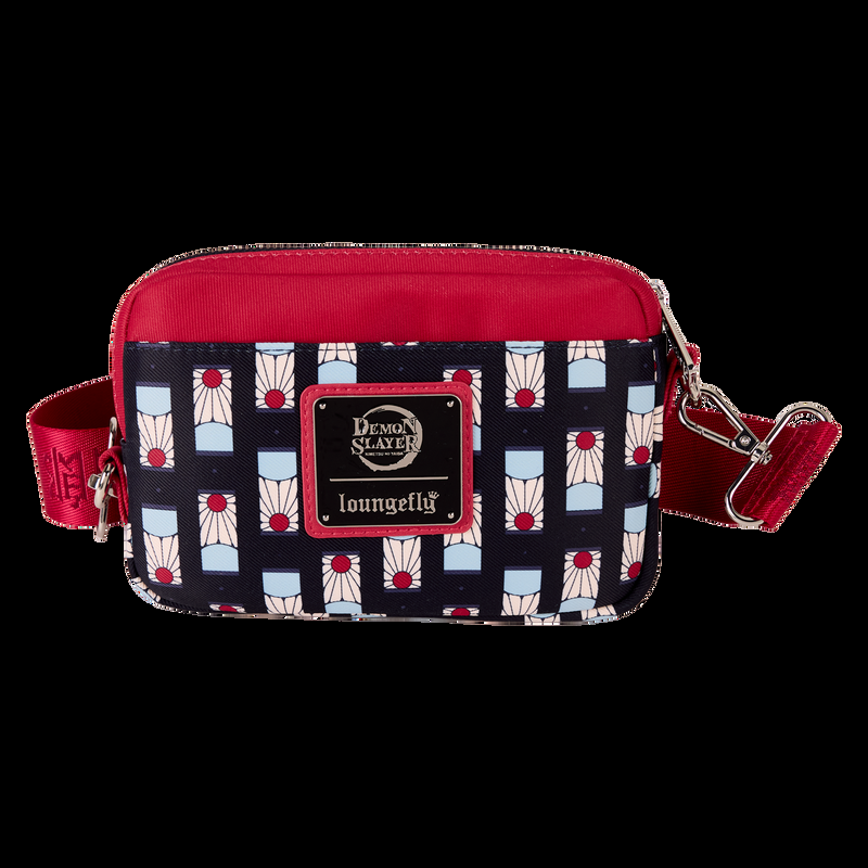 Loungefly Demon Slayer All-Over Print Sling Crossbody Bag With Coin Bag