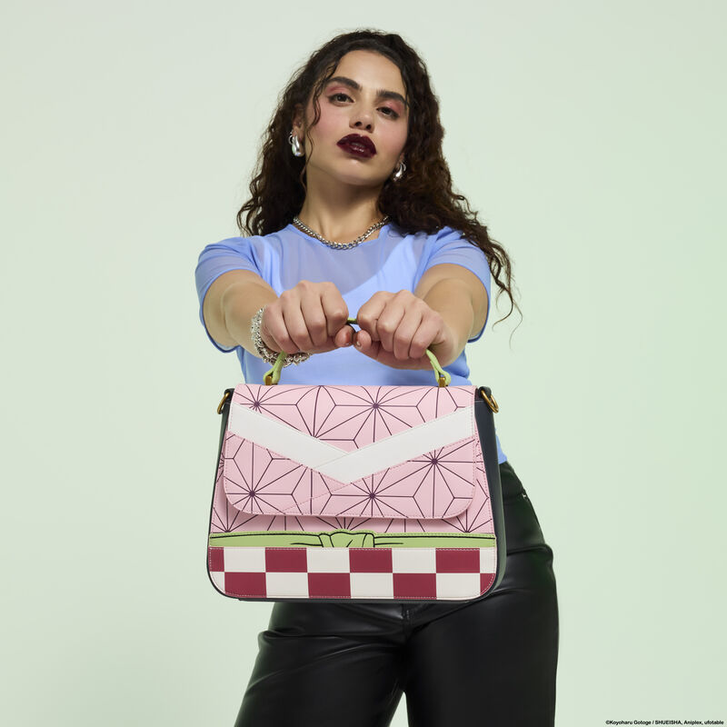 loungefly Demon Slayer Nezuko Kamado Cosplay Crossbody Bag