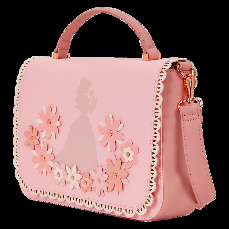 Loungefly Disney Princess Belle Floral Lace Crossbody Bag