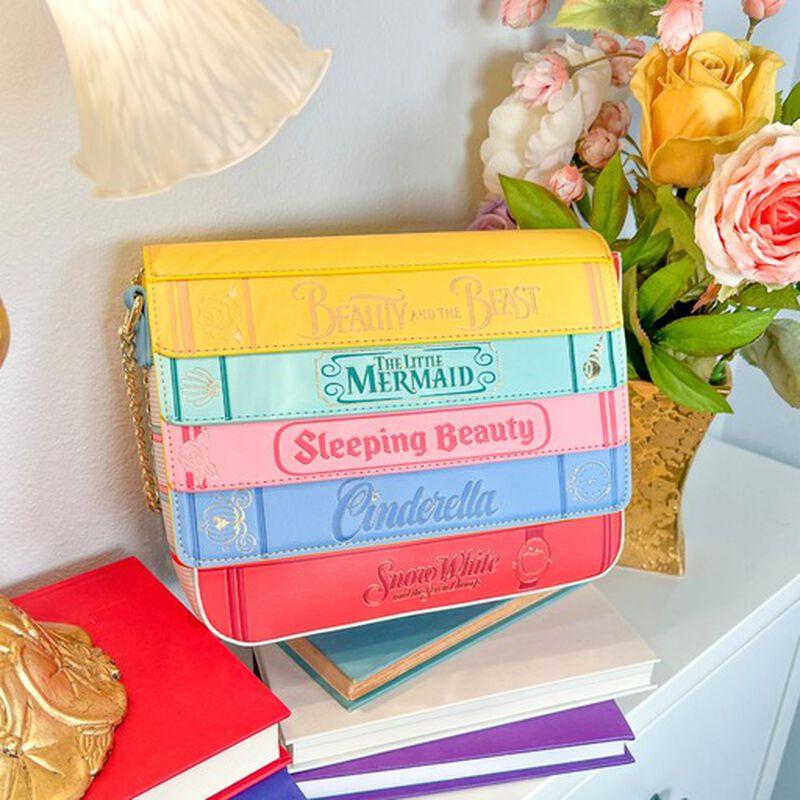 loungefly Disney Princess Books Classics Crossbody Bag