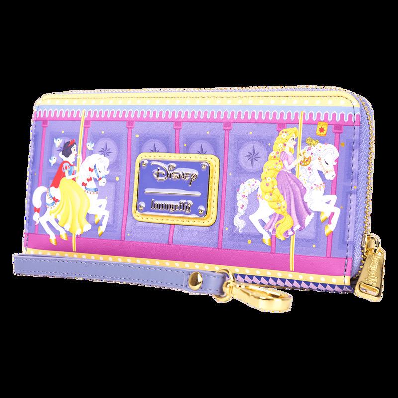 Loungefly Disney Princess Exclusive Carousel Wristlet Wallet