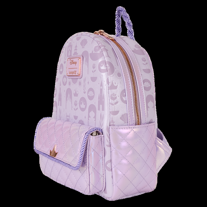 Loungefly Disney Princess Iridescent All-Over Print Exclusive Mini Backpack