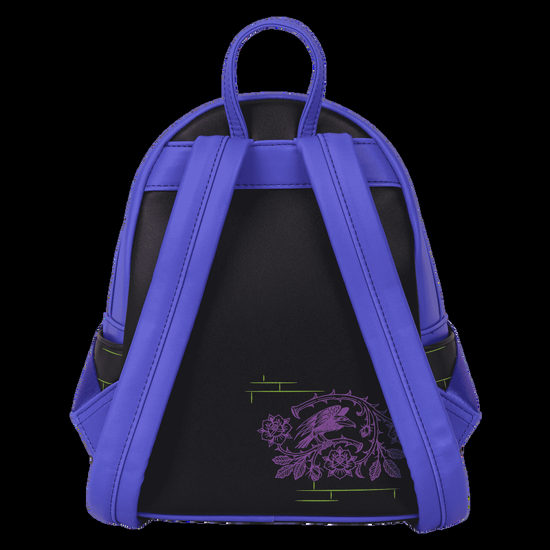 Loungefly Disney Villains Exclusive Stained Glass Glow Mini Backpack