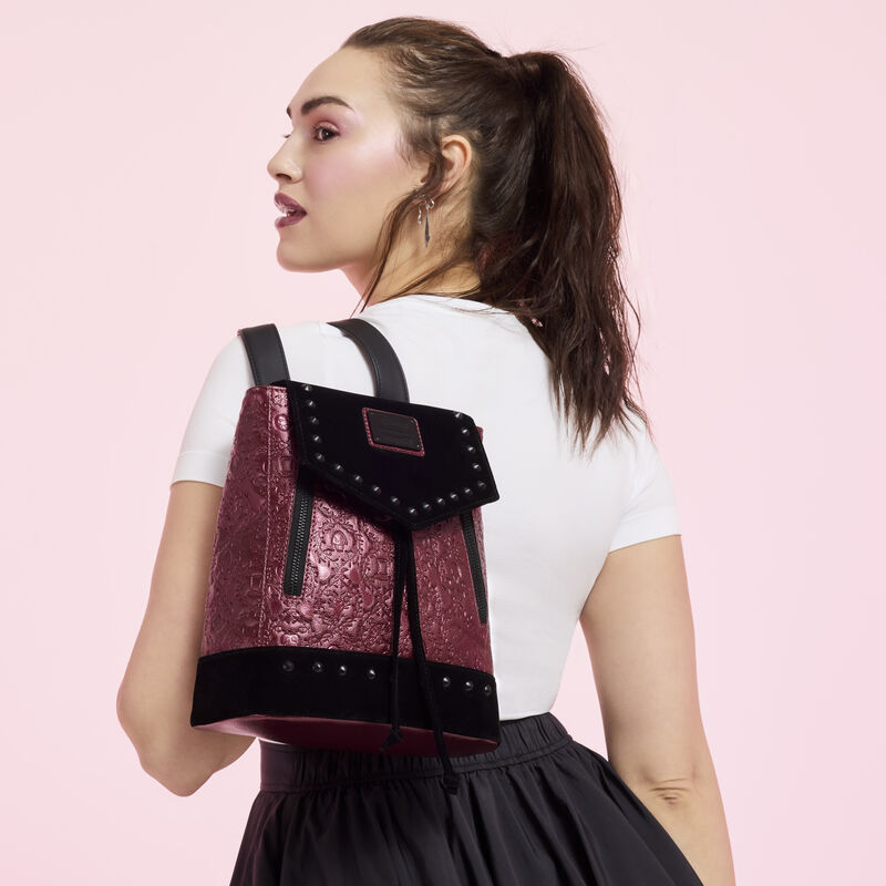 loungefly Disney Villains Happily Never After Drawstring Mini Backpack