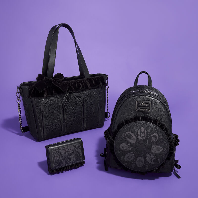 Loungefly Disney Villains Stained Glass Trifold Wallet