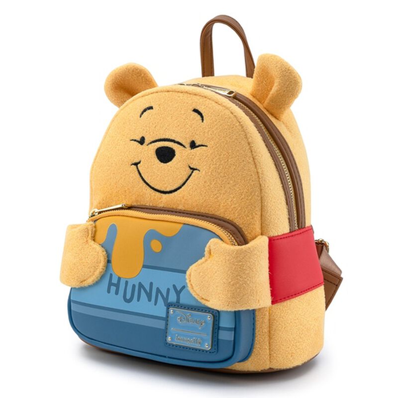 loungefly Disney Winnie The Pooh Felt Honey Tummy Mini Backpack