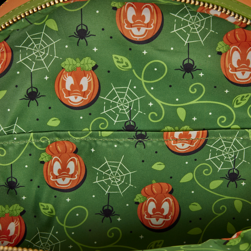 Loungefly Donald & Daisy Jack-o'-Lantern Exclusive Glow Mini Backpack