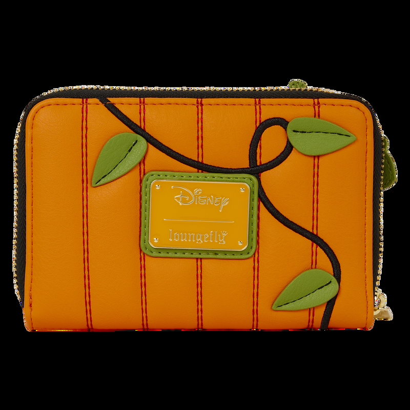 Loungefly Donald & Daisy Jack-o'-Lantern Exclusive Glow Zip Around Wallet