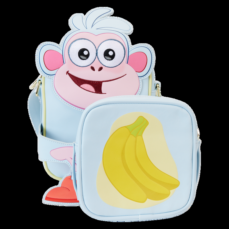 loungefly Dora the Explorer Boots Crossbuddies® Cosplay Crossbody Bag with Coin Bag