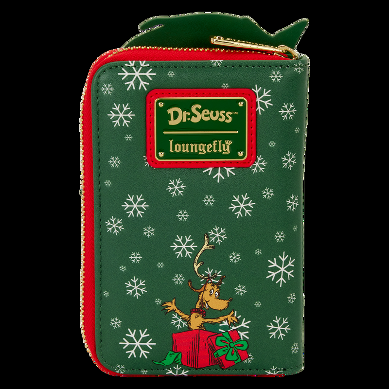 Loungefly Dr. Seuss How The Grinch Stole Christmas Tree Zip Around Wallet