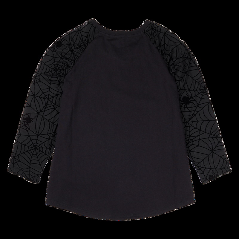 Loungefly Elvira Mistress Of The Dark Glow Unisex Raglan Tee