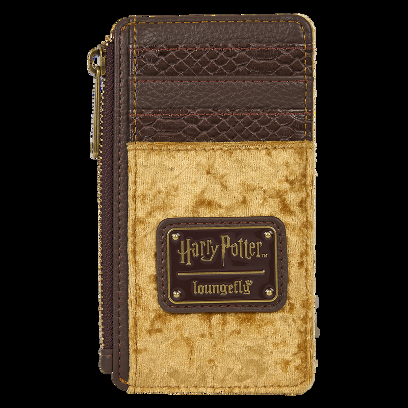 Loungefly Exclusive Harry Potter Hufflepuff Banner Velvet Card Holder