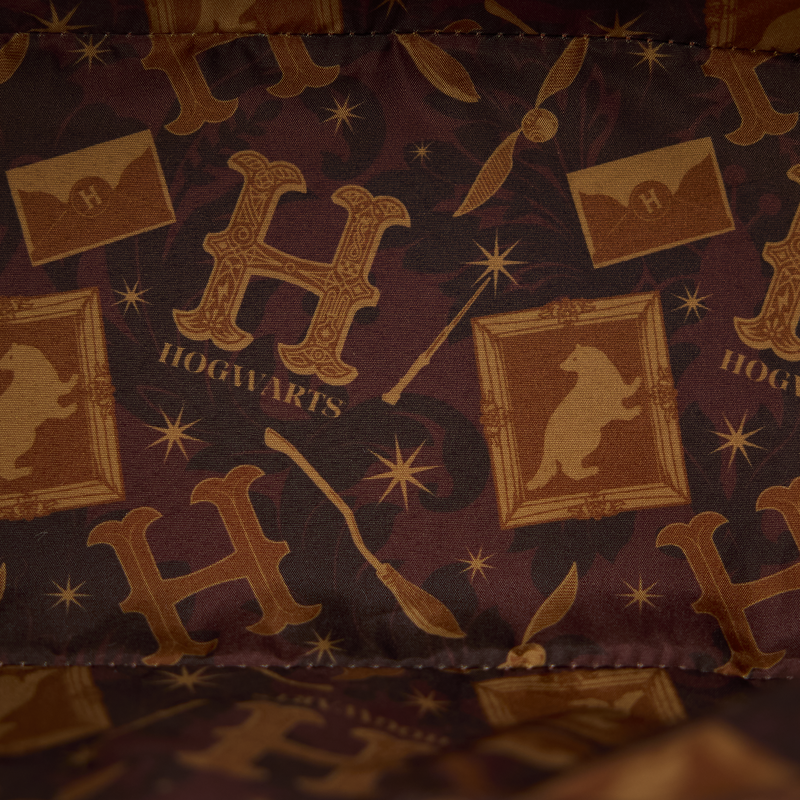 Loungefly Exclusive Harry Potter Hufflepuff Banner Velvet Mini Backpack