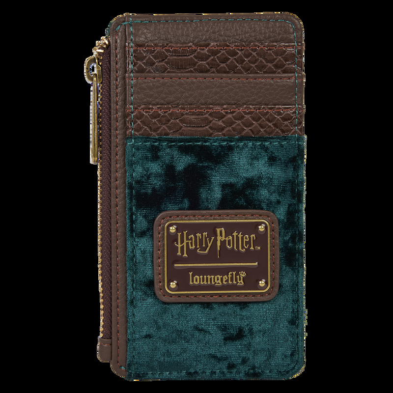 Loungefly Exclusive Harry Potter Slytherin Banner Velvet Card Holder