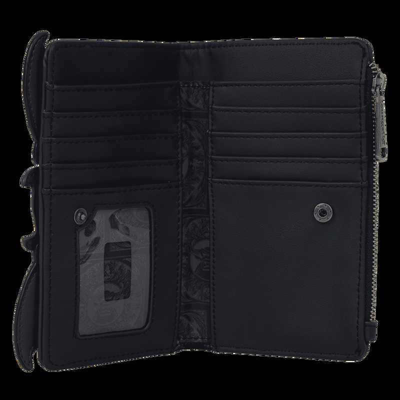 Loungefly Fantasia Exclusive Chernabog Night On Bald Mountain Glow Flap Wallet