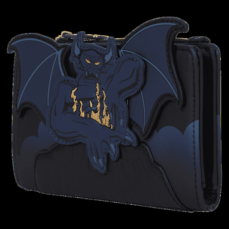 loungefly Fantasia Exclusive Chernabog Night On Bald Mountain Glow Flap Wallet