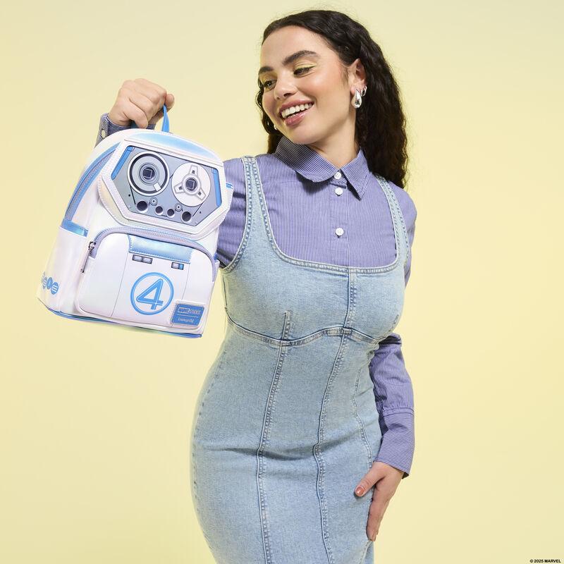 loungefly Fantastic Four H.E.R.B.I.E. Cosplay Mini Backpack