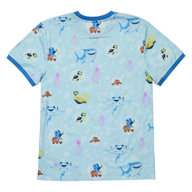 Loungefly Finding Nemo 20th Anniversary Bubbles All-Over Print Unisex Ringer Tee