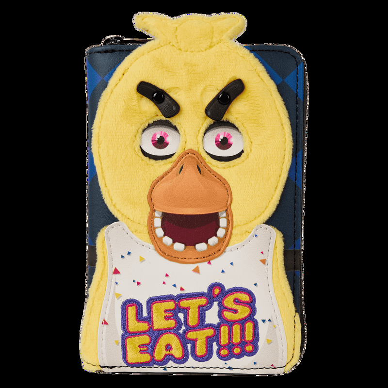 Loungefly Five Nights At Freddy's Chica Plush Cosplay Zip Around Wallet