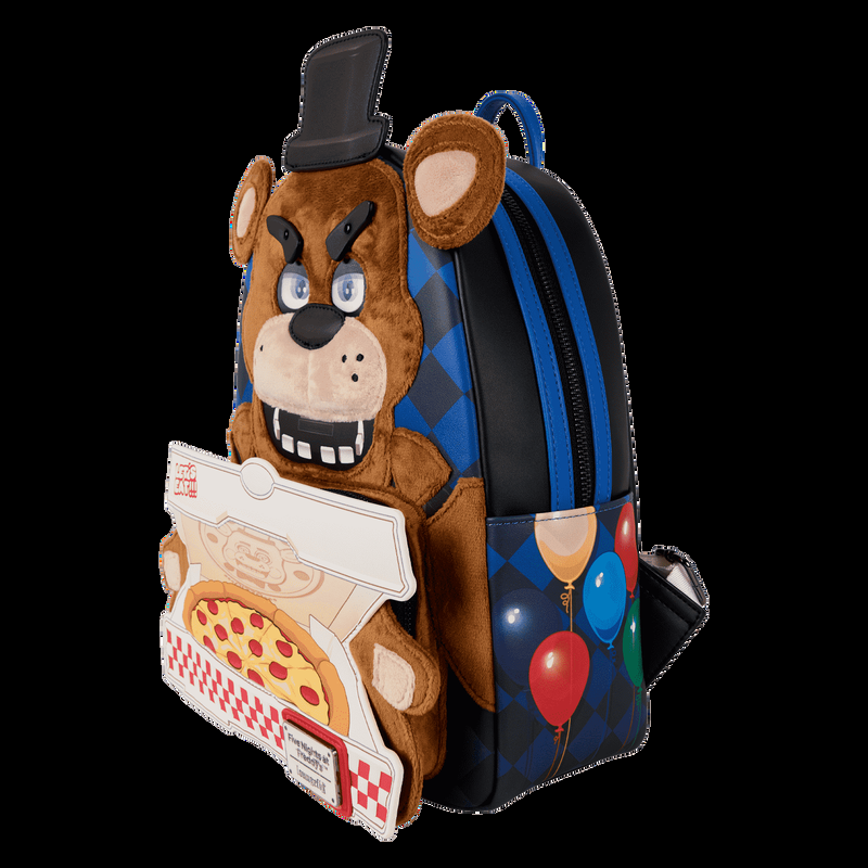 Loungefly Five Nights At Freddy's Freddy Fazbear Plush Cosplay Lenticular Mini Backpack