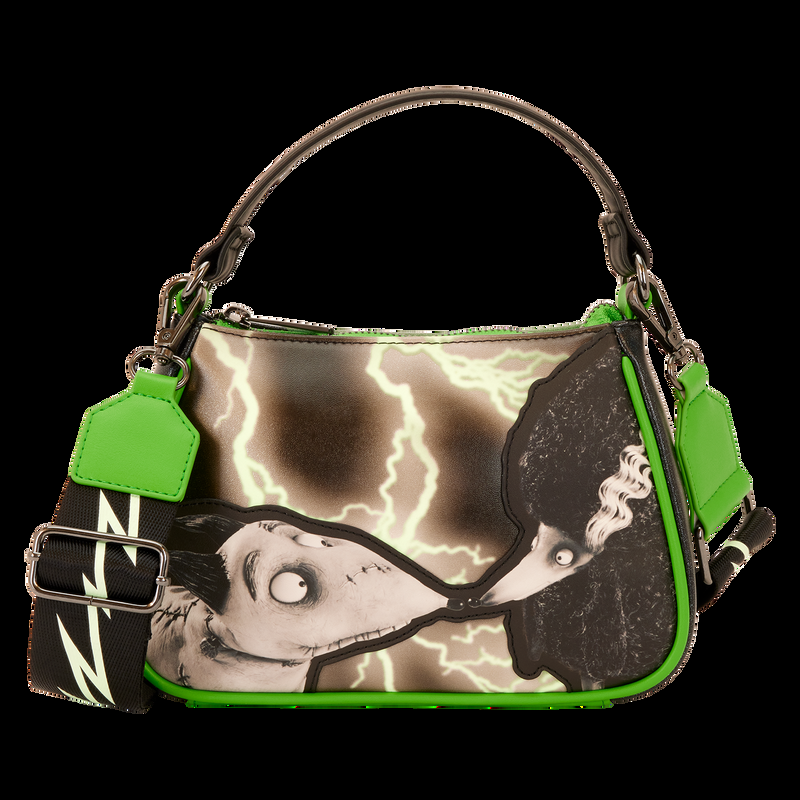 Loungefly Frankenweenie Sparky & Persephone Glow Crossbody Bag
