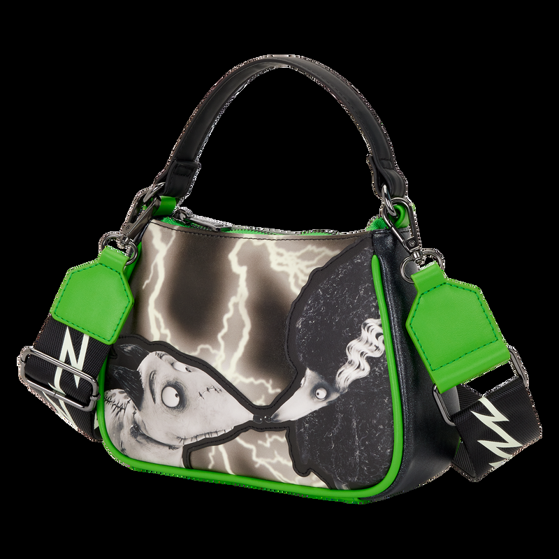 Loungefly Frankenweenie Sparky & Persephone Glow Crossbody Bag
