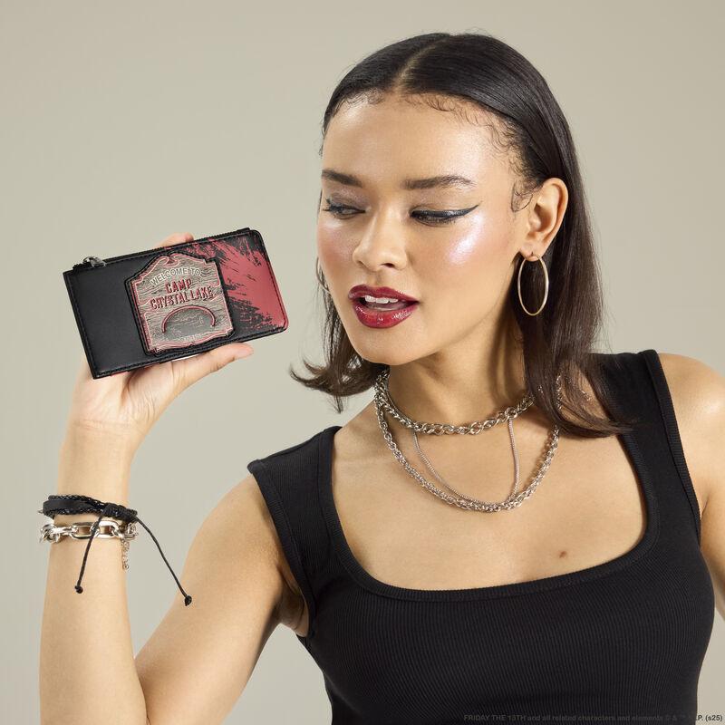 loungefly Friday the 13th Camp Crystal Lake Large Card Holder
