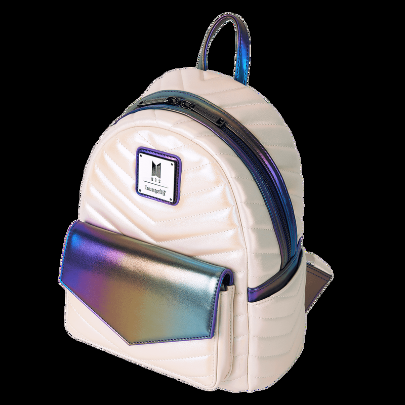 Loungefly Funko Pop By Loungefly BTS Iridescent Quilted Mini Backpack