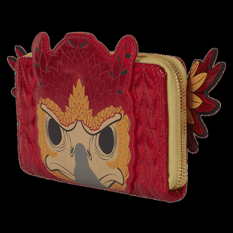 Loungefly Funko Pop By Loungefly Harry Potter Exclusive Fawkes Phoenix Cosplay Zip Around Wallet