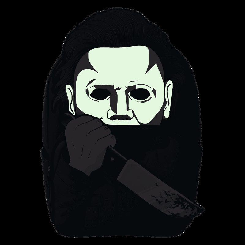 Loungefly Halloween Michael Myers Cosplay Glow Full-Size Backpack